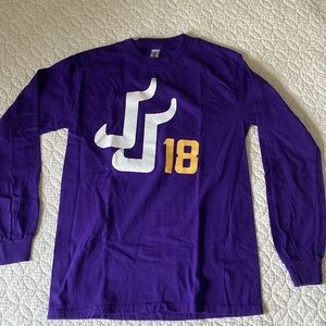 Men’s small Justin Jefferson long-sleeved tee - only worn few times.